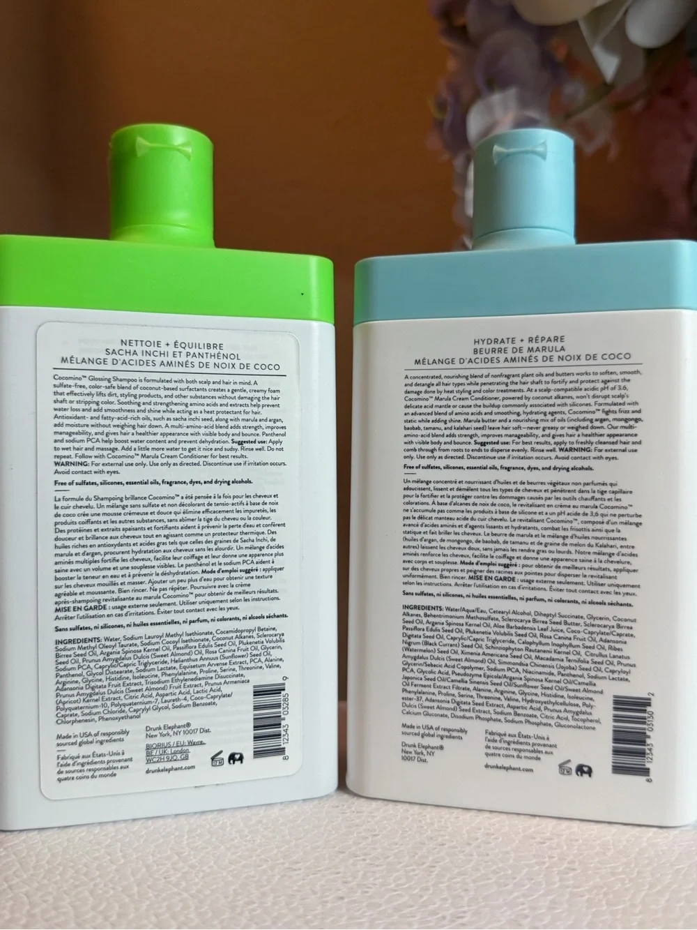 Drunk Elephant Cocomino Shampoo and Conditioner 240ml/8 fl oz each